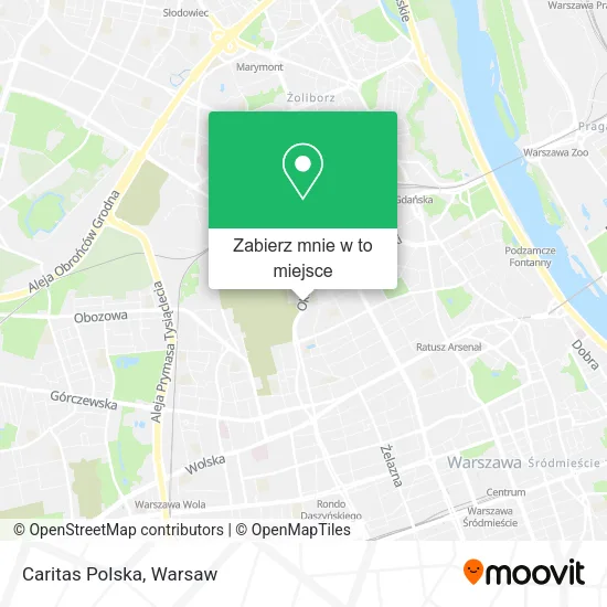 Mapa Caritas Polska