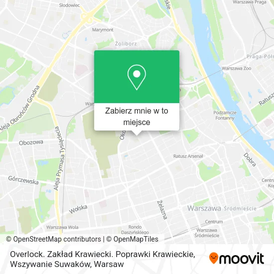 Mapa Overlock. Zakład Krawiecki. Poprawki Krawieckie, Wszywanie Suwaków