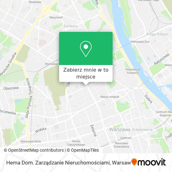 Mapa Hema Dom. Zarządzanie Nieruchomościami