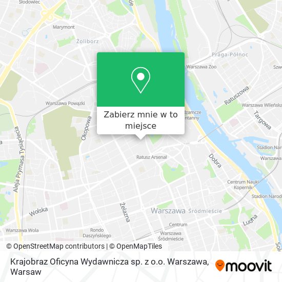 Mapa Krajobraz Oficyna Wydawnicza sp. z o.o. Warszawa