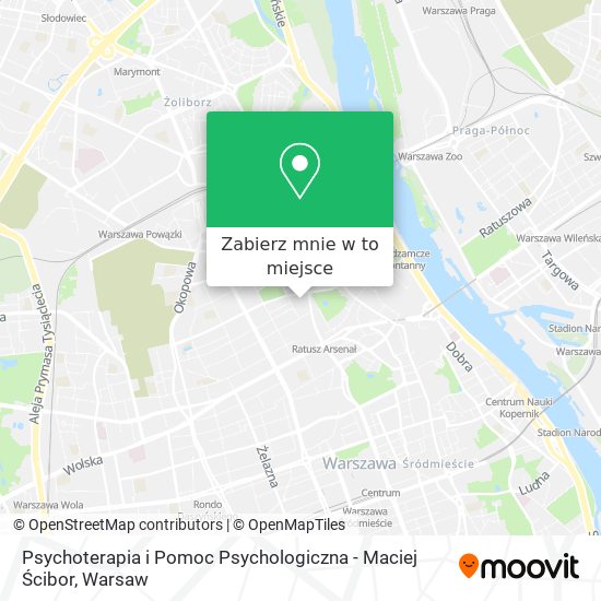 Mapa Psychoterapia i Pomoc Psychologiczna - Maciej Ścibor