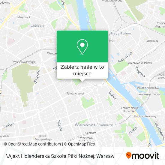 Mapa \Ajax\ Holenderska Szkoła Piłki Nożnej