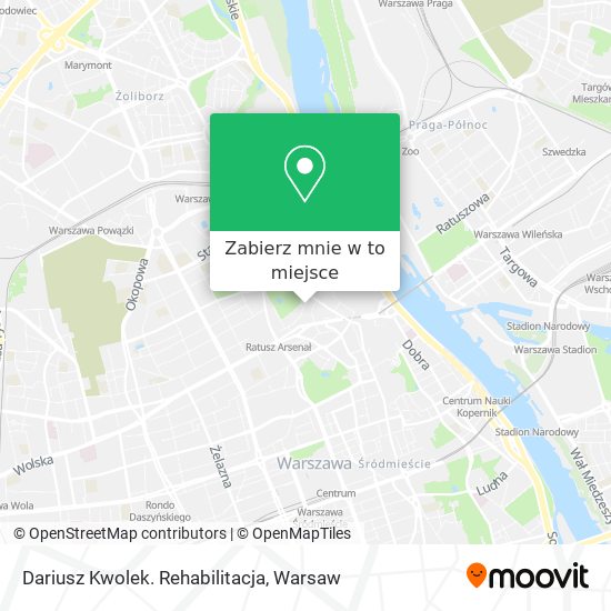 Mapa Dariusz Kwolek. Rehabilitacja