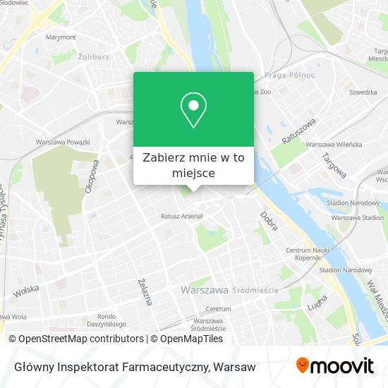 Mapa Główny Inspektorat Farmaceutyczny