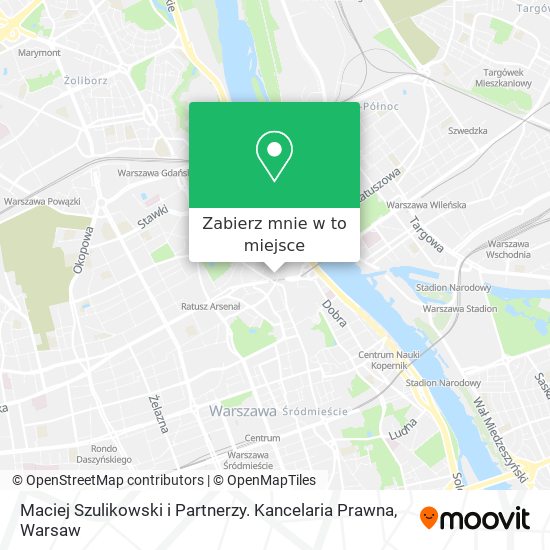 Mapa Maciej Szulikowski i Partnerzy. Kancelaria Prawna