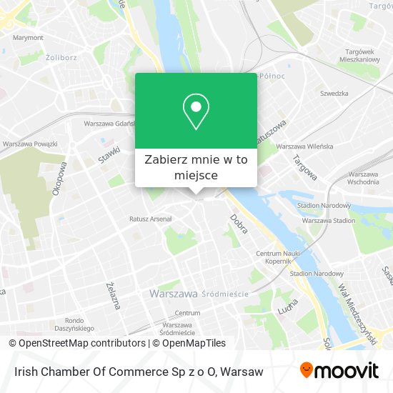 Mapa Irish Chamber Of Commerce Sp z o O