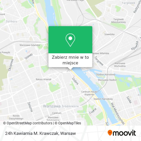 Mapa 24h Kawiarnia M. Krawczak