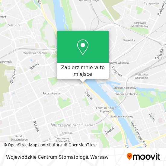 Mapa Wojewódzkie Centrum Stomatologii