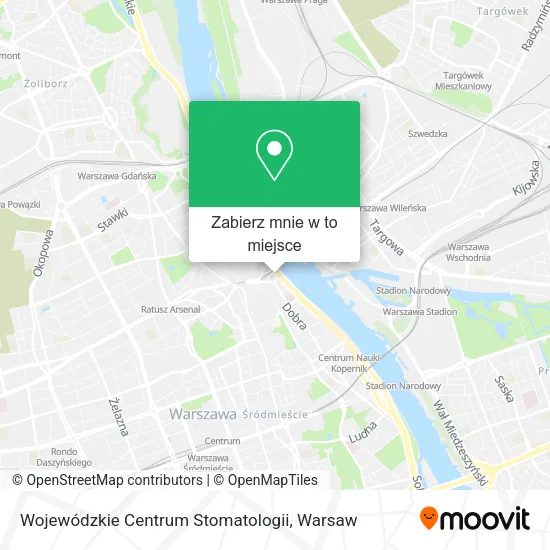 Mapa Wojewódzkie Centrum Stomatologii