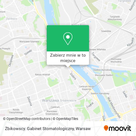 Mapa Żbikowscy. Gabinet Stomatologiczny