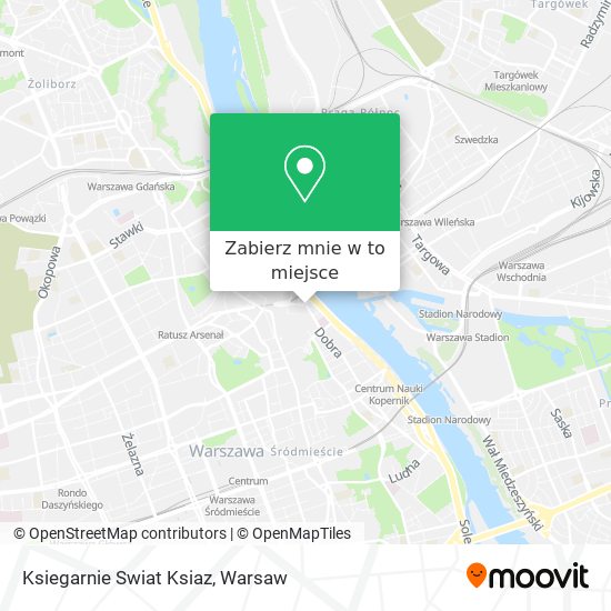 Mapa Ksiegarnie Swiat Ksiaz