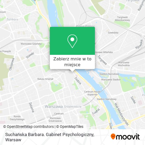 Mapa Suchańska Barbara. Gabinet Psychologiczny