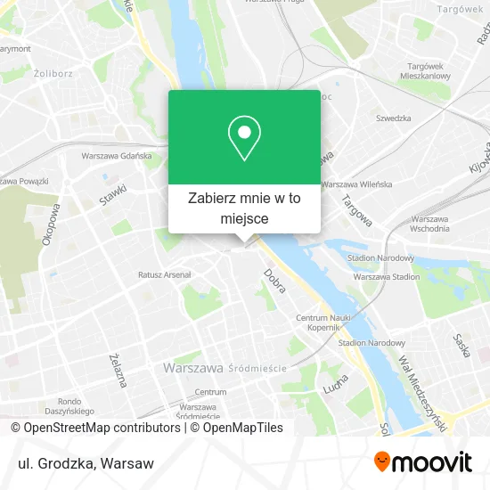 Mapa ul. Grodzka
