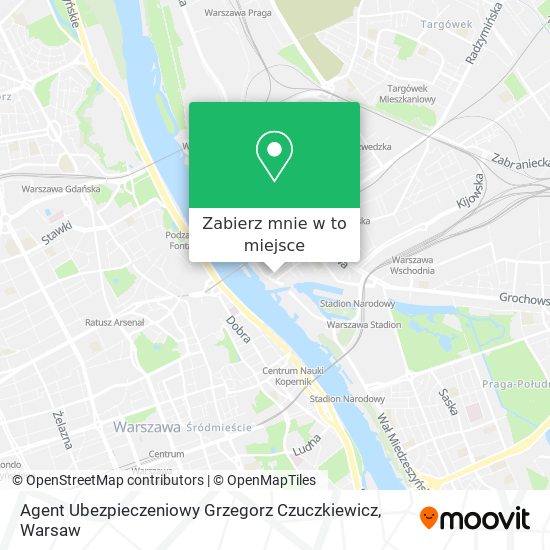 Mapa Agent Ubezpieczeniowy Grzegorz Czuczkiewicz