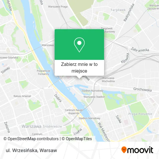 Mapa ul. Wrzesińska