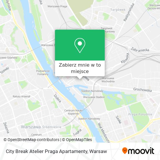 Mapa City Break Atelier Praga Apartamenty