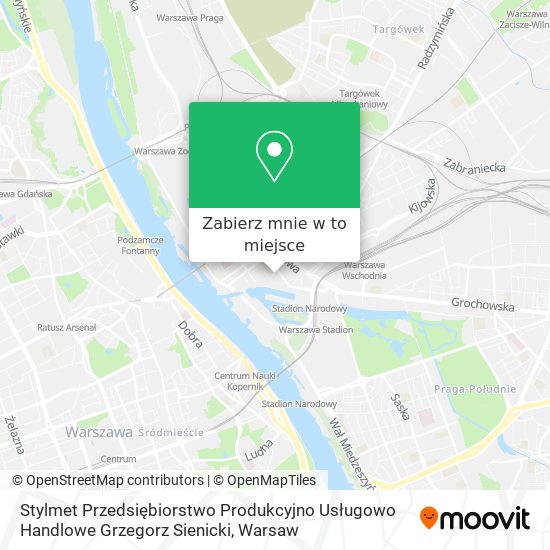 Mapa Stylmet Przedsiębiorstwo Produkcyjno Usługowo Handlowe Grzegorz Sienicki