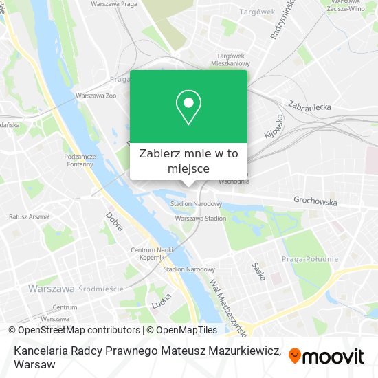 Mapa Kancelaria Radcy Prawnego Mateusz Mazurkiewicz