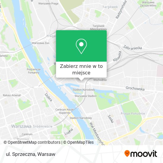 Mapa ul. Sprzeczna