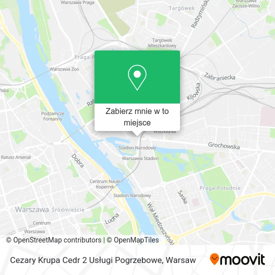 Mapa Cezary Krupa Cedr 2 Usługi Pogrzebowe