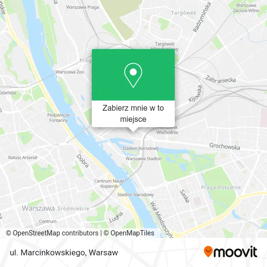 Mapa ul. Marcinkowskiego