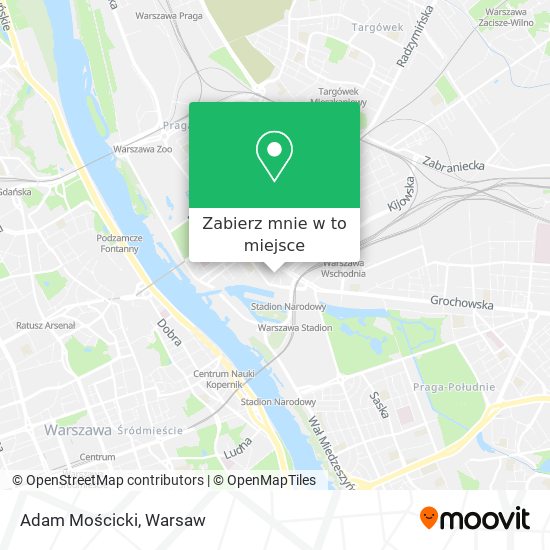 Mapa Adam Mościcki