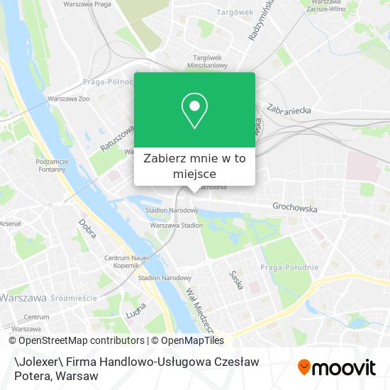 Mapa \Jolexer\ Firma Handlowo-Usługowa Czesław Potera