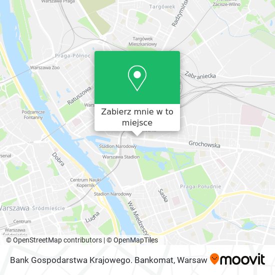 Mapa Bank Gospodarstwa Krajowego. Bankomat