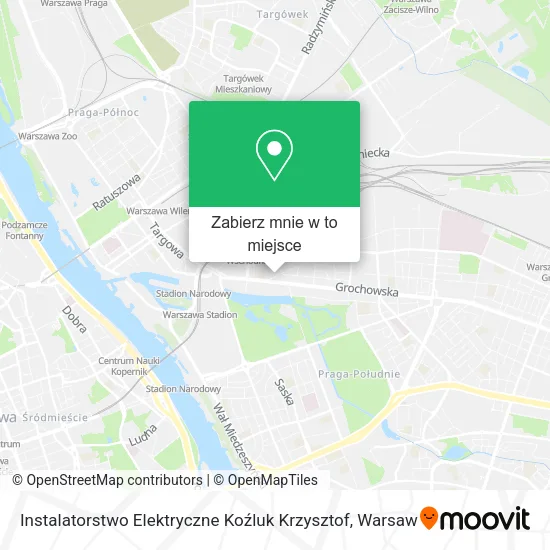 Mapa Instalatorstwo Elektryczne Koźluk Krzysztof