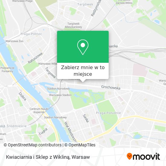 Mapa Kwiaciarnia i Sklep z Wikliną