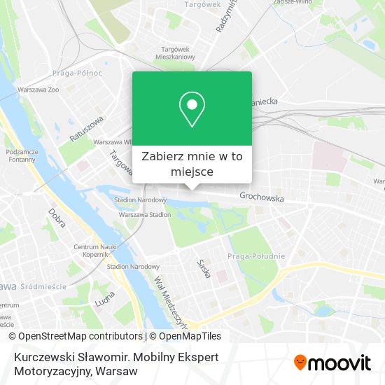 Mapa Kurczewski Sławomir. Mobilny Ekspert Motoryzacyjny