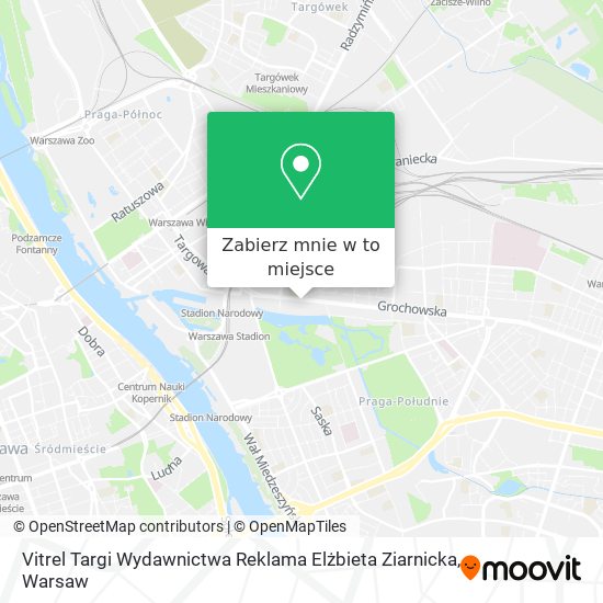 Mapa Vitrel Targi Wydawnictwa Reklama Elżbieta Ziarnicka