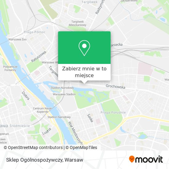 Mapa Sklep Ogólnospożywczy