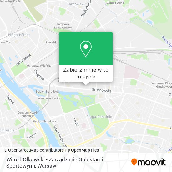 Mapa Witold Olkowski - Zarządzanie Obiektami Sportowymi