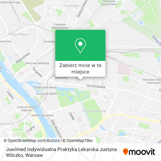 Mapa Juwimed Indywidualna Praktyka Lekarska Justyna Wilczko