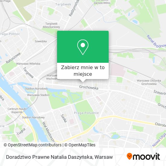 Mapa Doradztwo Prawne Natalia Daszyńska