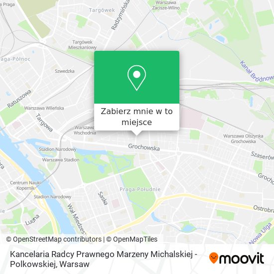 Mapa Kancelaria Radcy Prawnego Marzeny Michalskiej - Polkowskiej