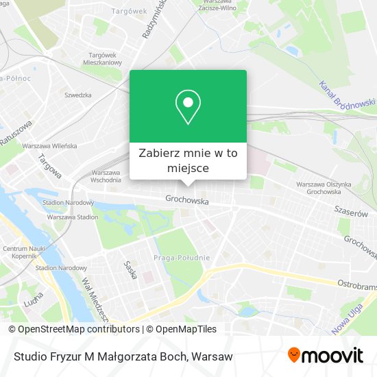 Mapa Studio Fryzur M Małgorzata Boch