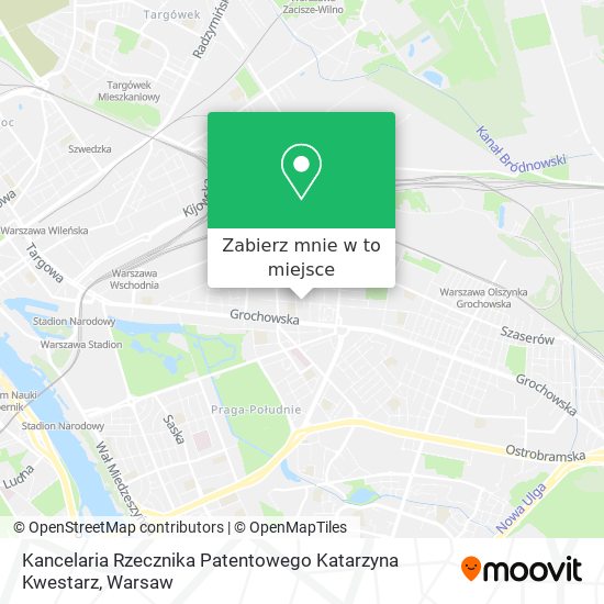 Mapa Kancelaria Rzecznika Patentowego Katarzyna Kwestarz