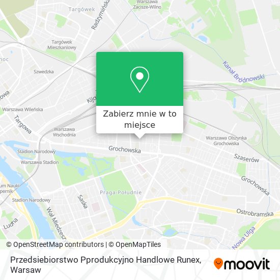 Mapa Przedsiebiorstwo Pprodukcyjno Handlowe Runex