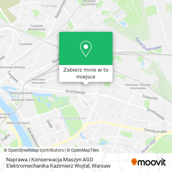 Mapa Naprawa i Konserwacja Maszyn AGD Elektromechanika Kazimierz Wojtal