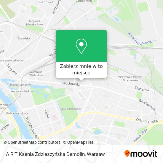 Mapa A R T Ksenia Zdzieszyńska Demolin