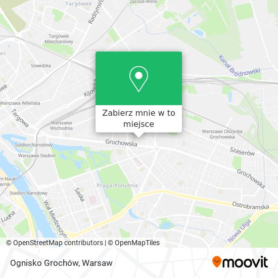 Mapa Ognisko Grochów