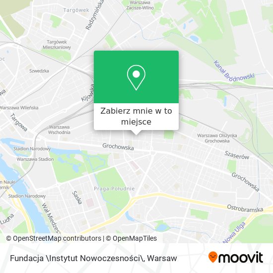 Mapa Fundacja \Instytut Nowoczesności\