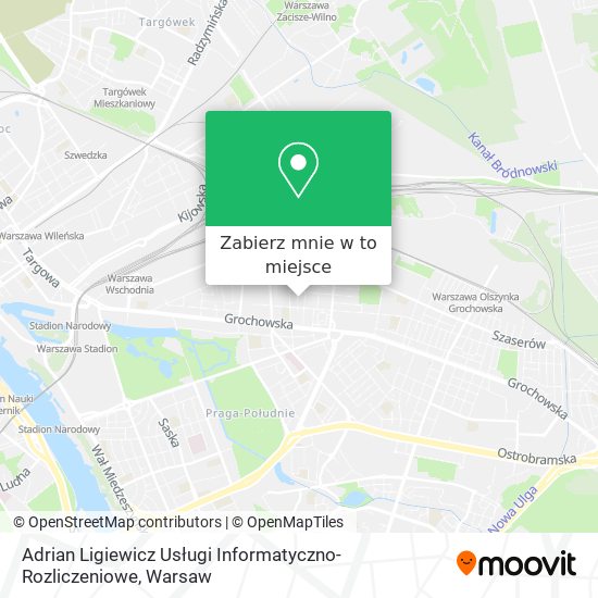 Mapa Adrian Ligiewicz Usługi Informatyczno-Rozliczeniowe