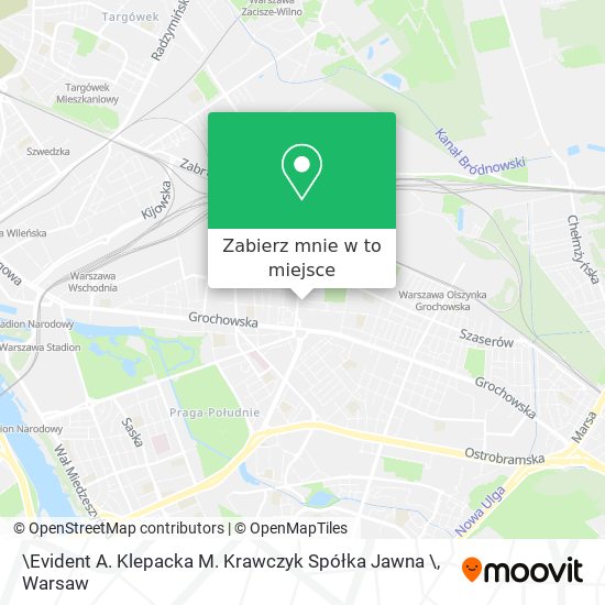 Mapa \Evident A. Klepacka M. Krawczyk Spółka Jawna \