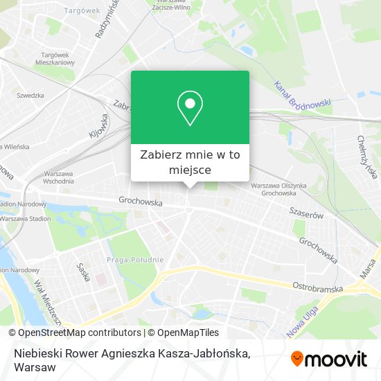 Mapa Niebieski Rower Agnieszka Kasza-Jabłońska