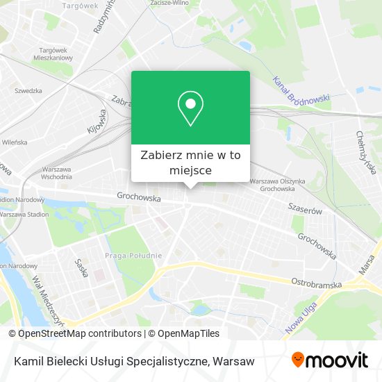 Mapa Kamil Bielecki Usługi Specjalistyczne