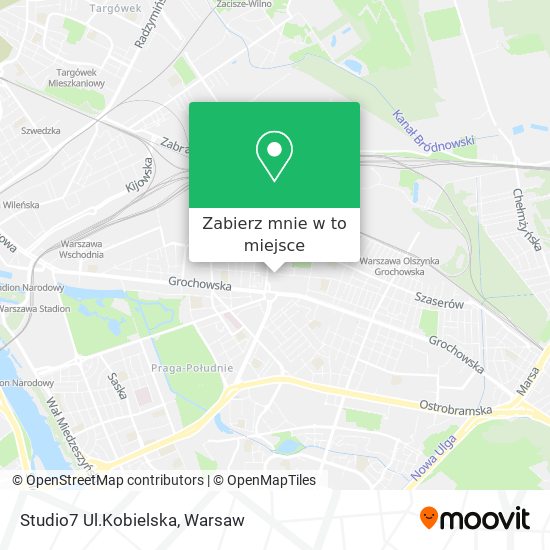 Mapa Studio7 Ul.Kobielska