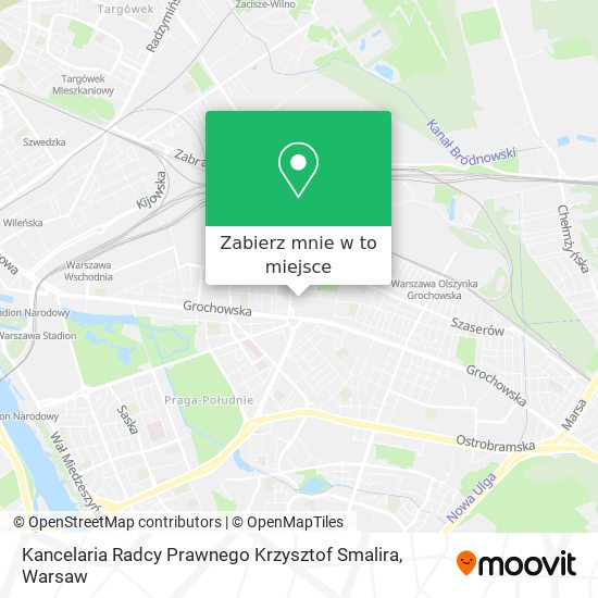 Mapa Kancelaria Radcy Prawnego Krzysztof Smalira